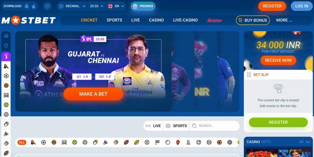 Mostbet betting website in India full overview